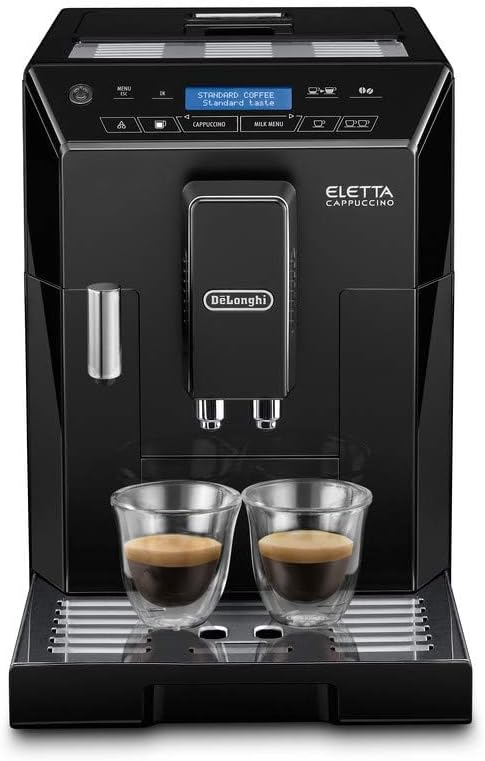 De'Longhi Eletta, Fully Automatic Bean to Cup Coffee Machine, Cappuccino and Espresso Maker, ECAM 44.660.B, 2 liters, Black & Softballs, 2 bags, balls prevent the formation of limestone water